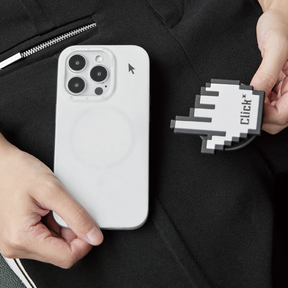 WAKCAS Pixel Click Magnetic iPhone Magsafe Case (with optional pop socket)