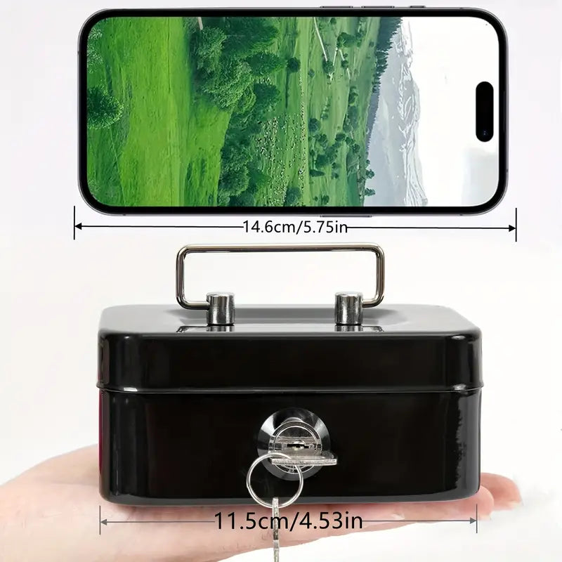 Portable Small Metal Cash Box