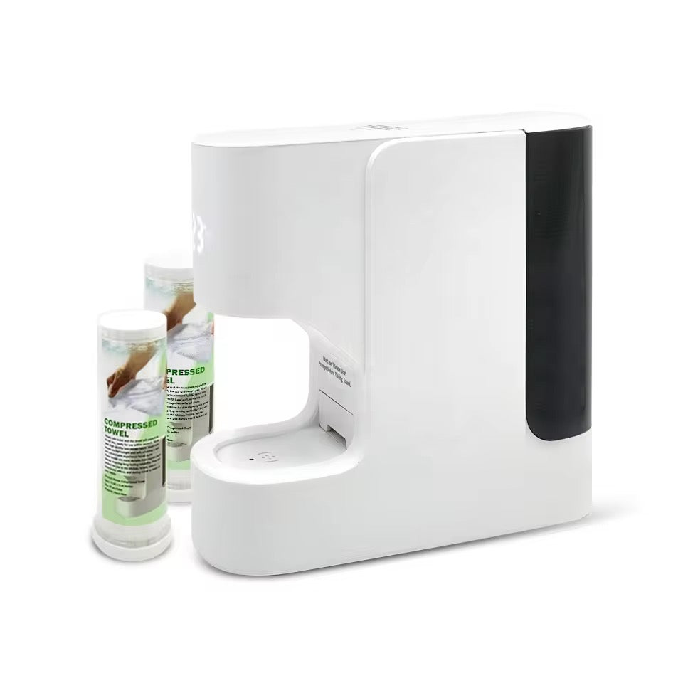 Automatic Warm Disposable Hand Towel Dispenser 5-Star Luxury Comfort At Home Warm Towels in Just 5 Seconds
Gentle, Steam-Softened for Better Skin