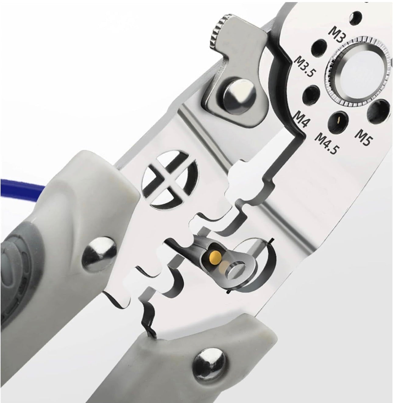 Multipurpose Wire Stripper & Cutter – Electrician Hand Tool for Cutting, Stripping, Crimping & Winding Wires-(Pack of 1)