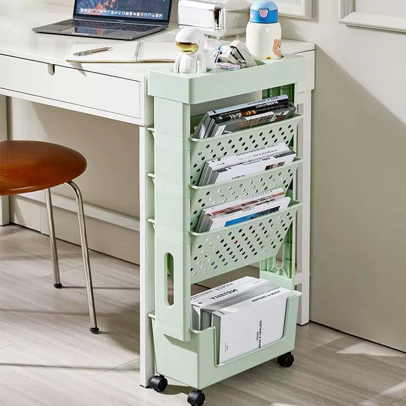 Multi-Purpose DIY Space-Saving Dual Access Book & Stationery Organizer(78cm)