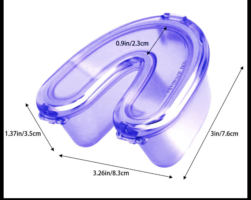 Retainer Case, Compatible with Invisalign, Toothsi aligners Mouth Guard & Orthodontic Retainer Case