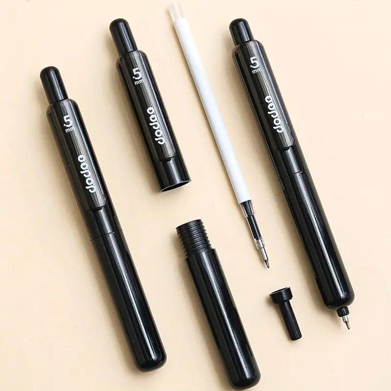 Quick-Drying Pocket Pen Click Gel Pen (Set of 4)