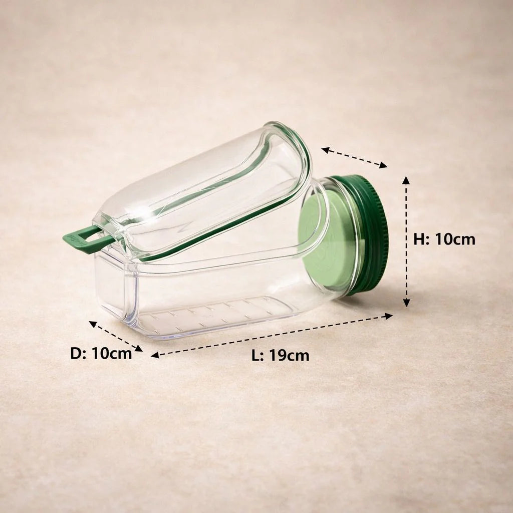 Leak proof Salad Pod Mason Jar Side Open, Pod Mason Jar, Jars With Lids Meal Prep,Suitable for Home, Outdoor and Travel