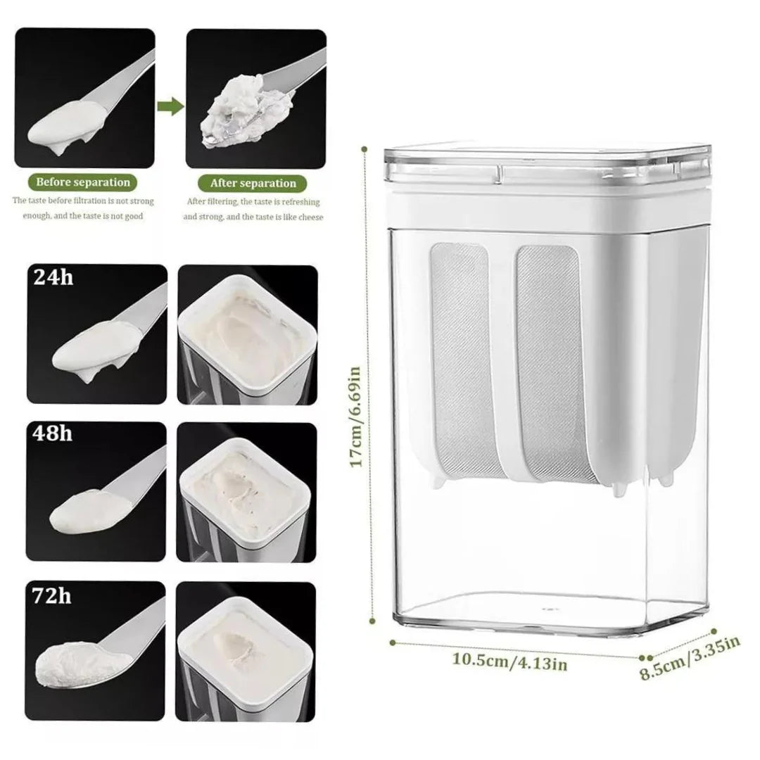 Multifunctional Yogurt Filter with Fine Mesh Strainer (Hung Curd Maker)