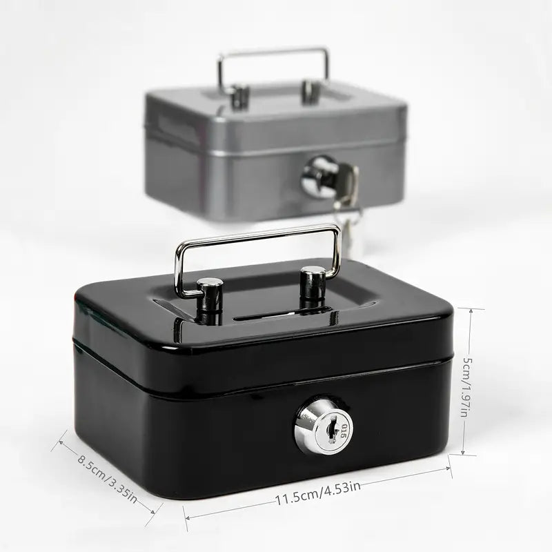 Portable Small Metal Cash Box