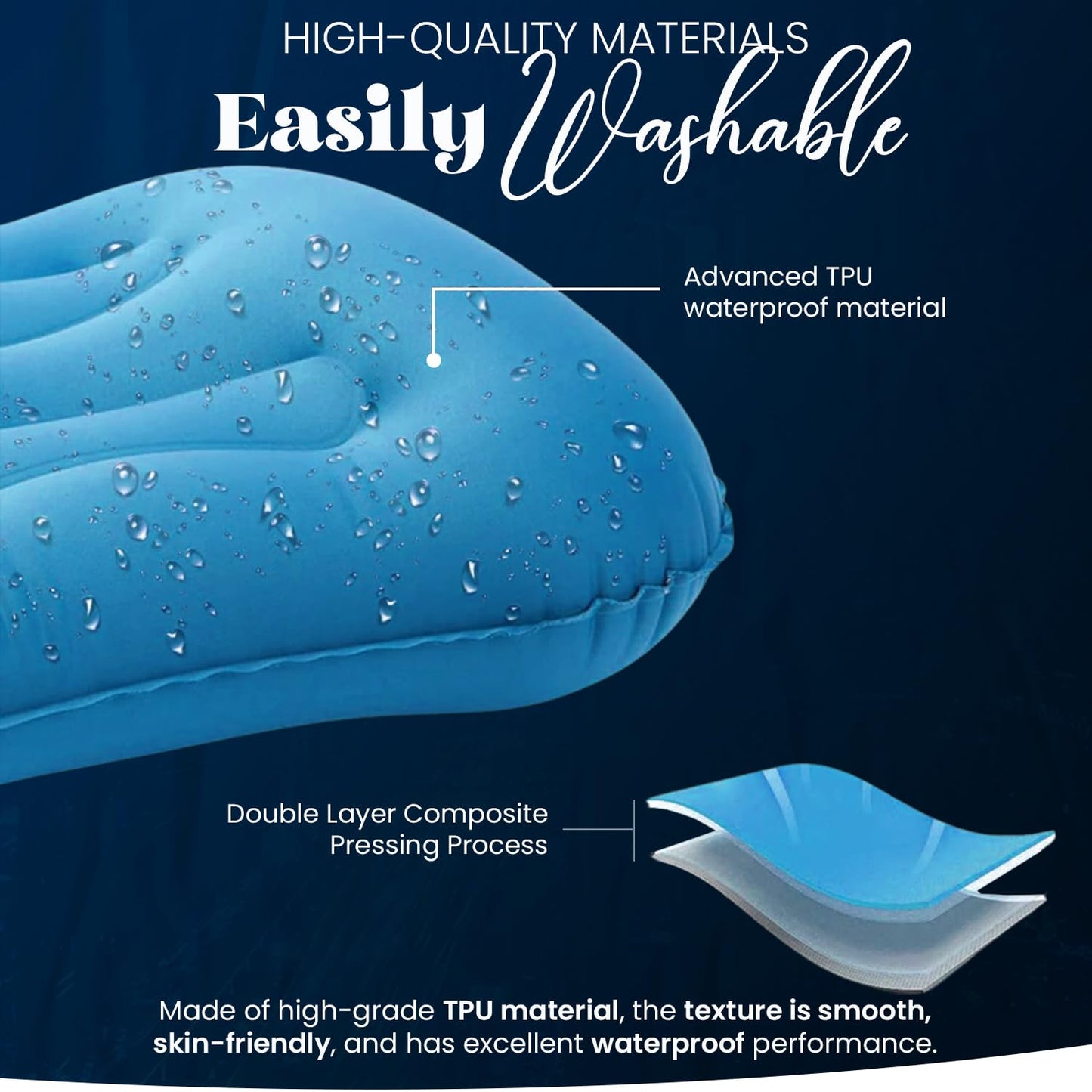 UltraLight Self Inflatable Travel Pillow