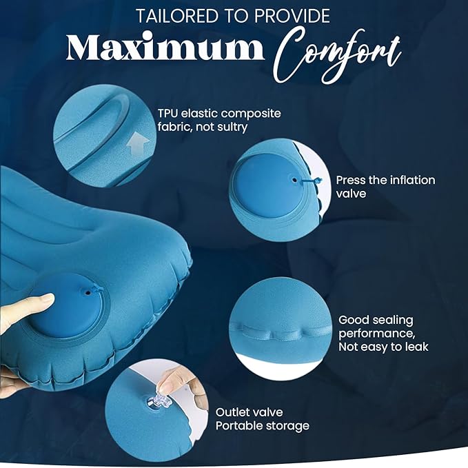 UltraLight Self Inflatable Travel Pillow