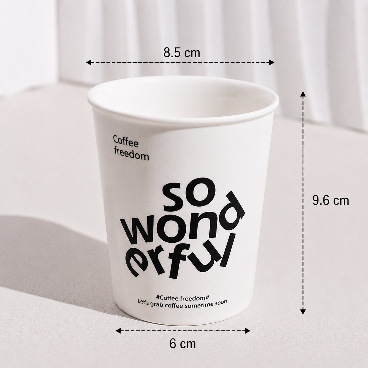 Coffee Freedom- Ceramic Coffee Cups