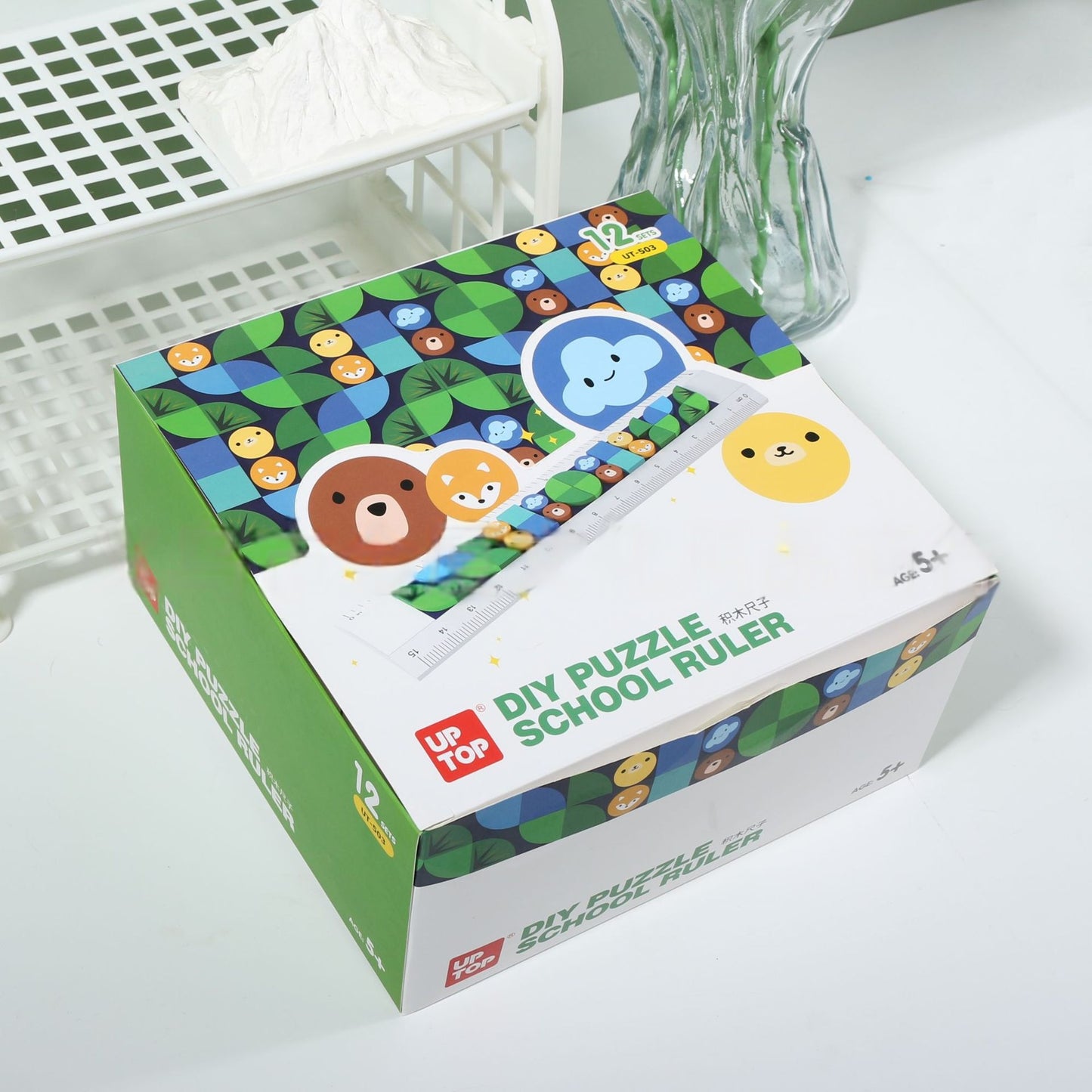 UP TOP DIY Puzzle Ruler