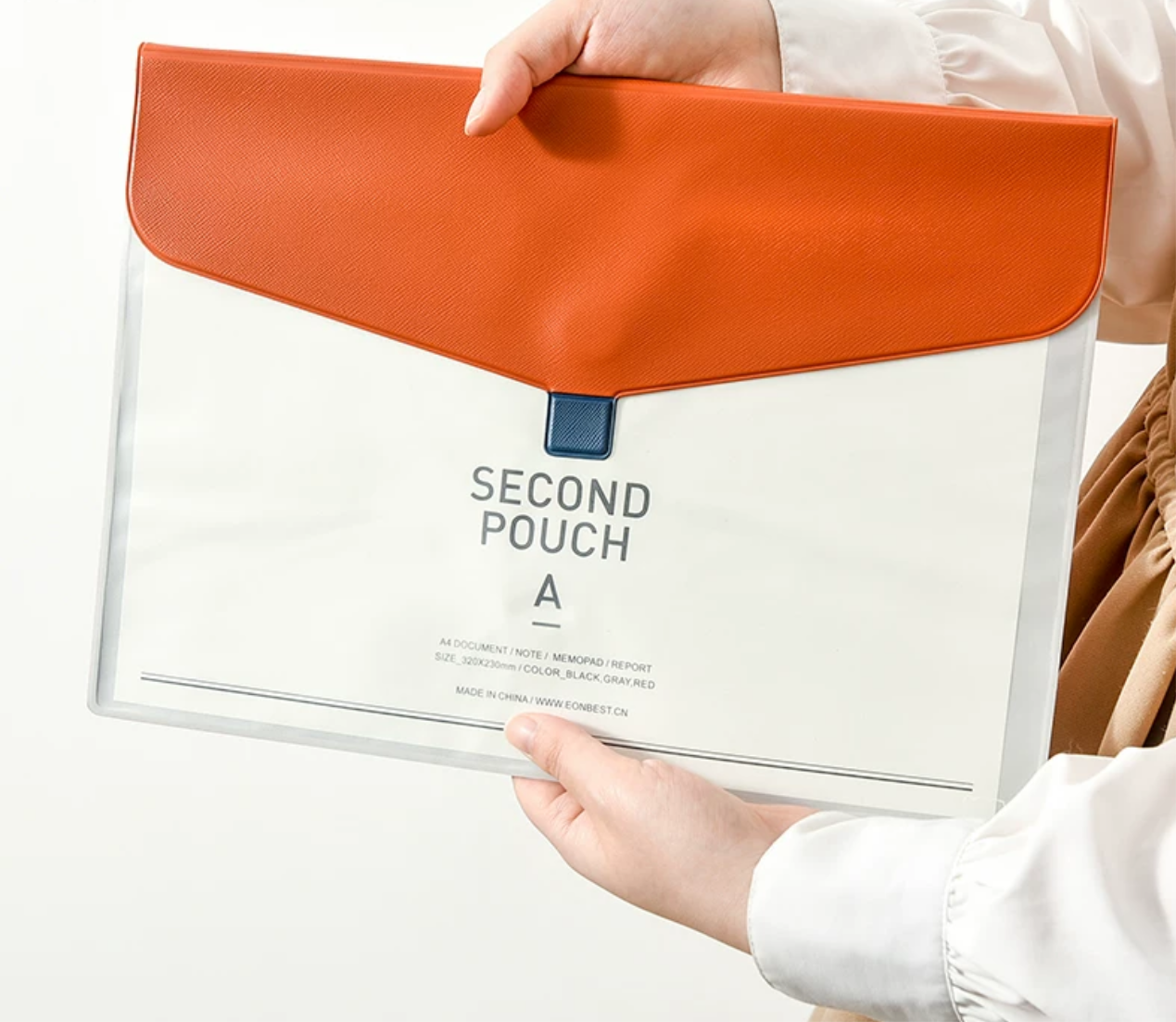 Second Pouch Document Folder (Fits A4 Documents)