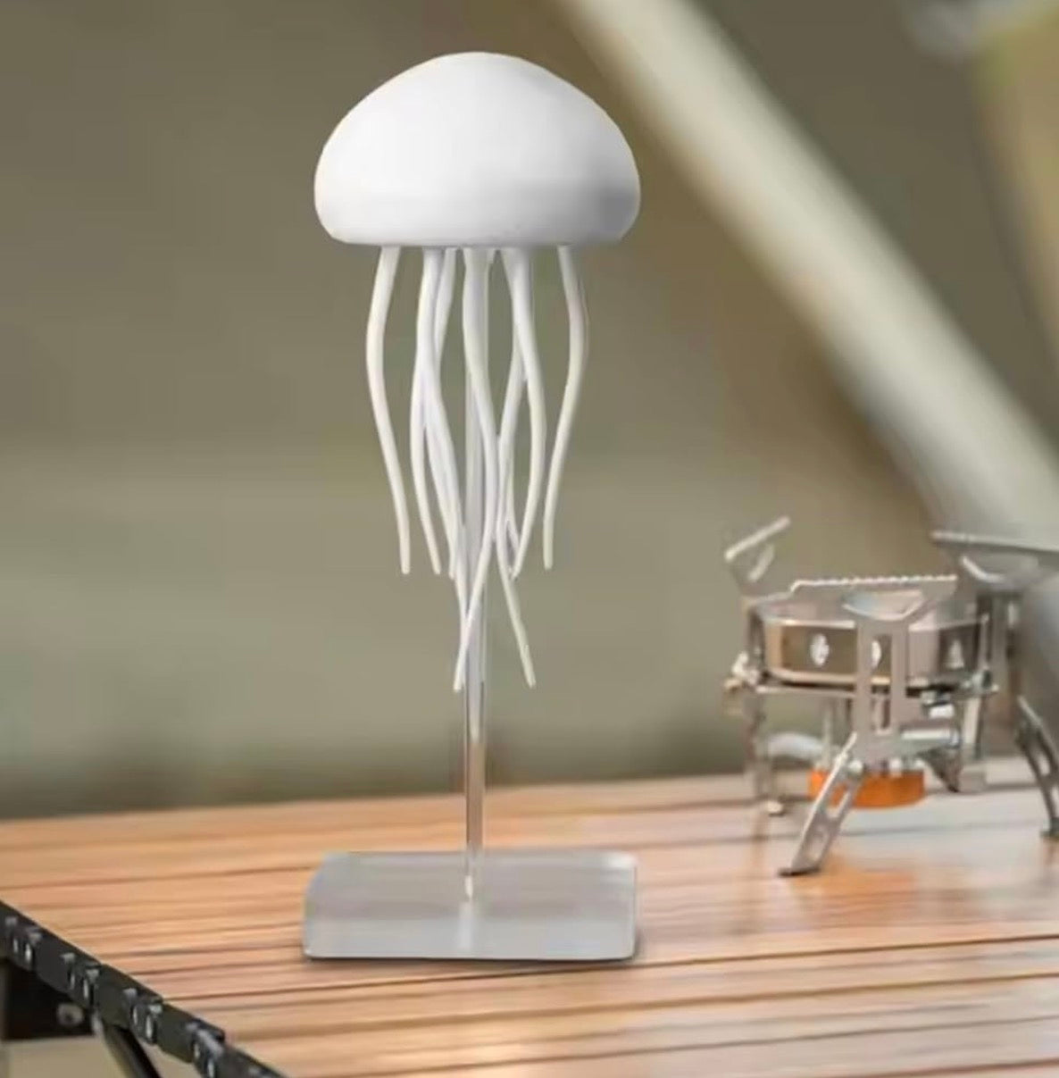 Aurora Jellyfish Mood-light lamp with Ambient Lighting Sound responsive with built in Rechargeable battery.