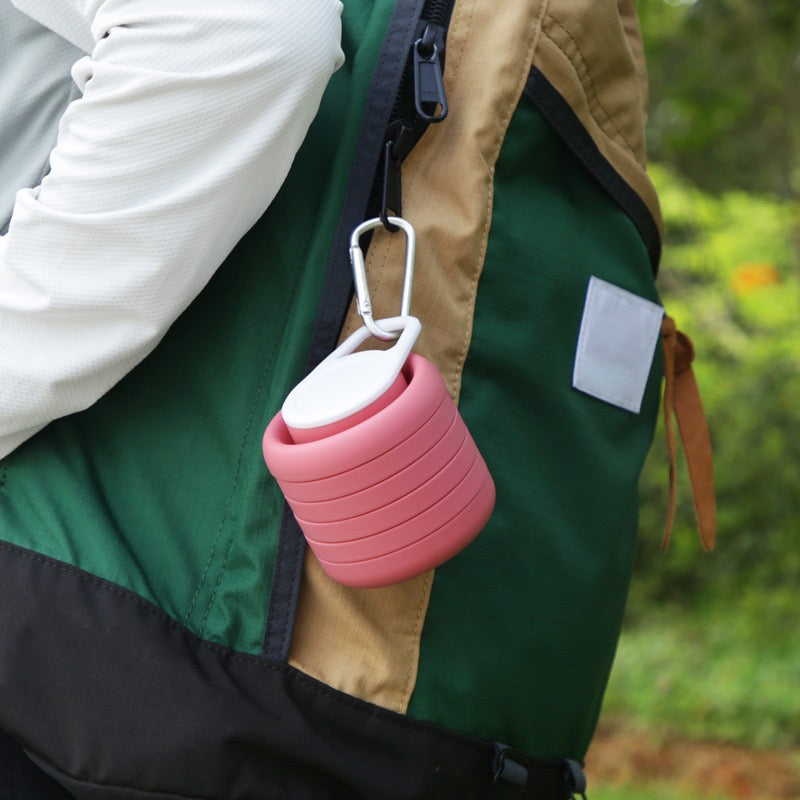Collapsible Silicone Water Bottle Leakproof, Lightweight for Travel Outdoor