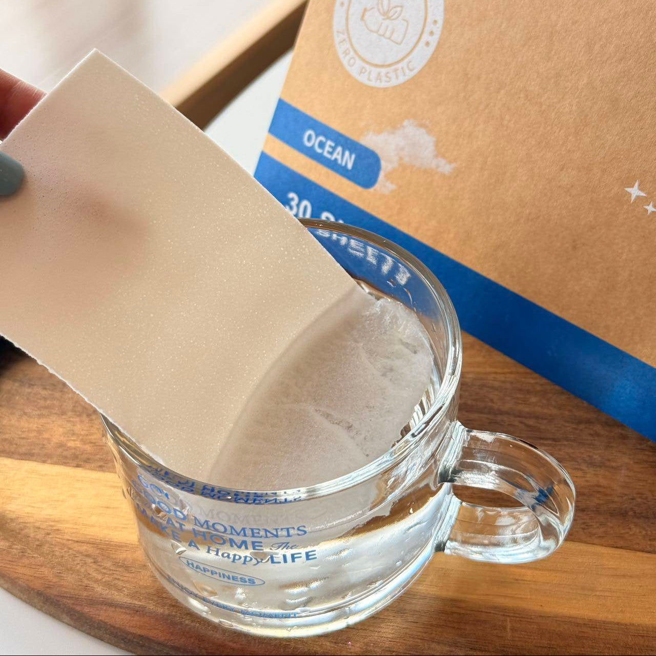 Dissolvable Toilet Bowl Cleaner Sheets (No Bottles, Easy Clean, Quick-Dissolving, Mess-Free, Septic-Safe Cleaning for Home & Office)