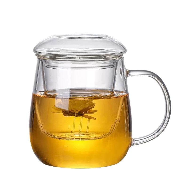 Borosilicate Glass Infuser Cup Set