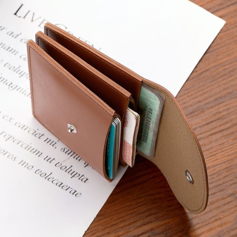 Minimalist Unisex Leather Card Holder