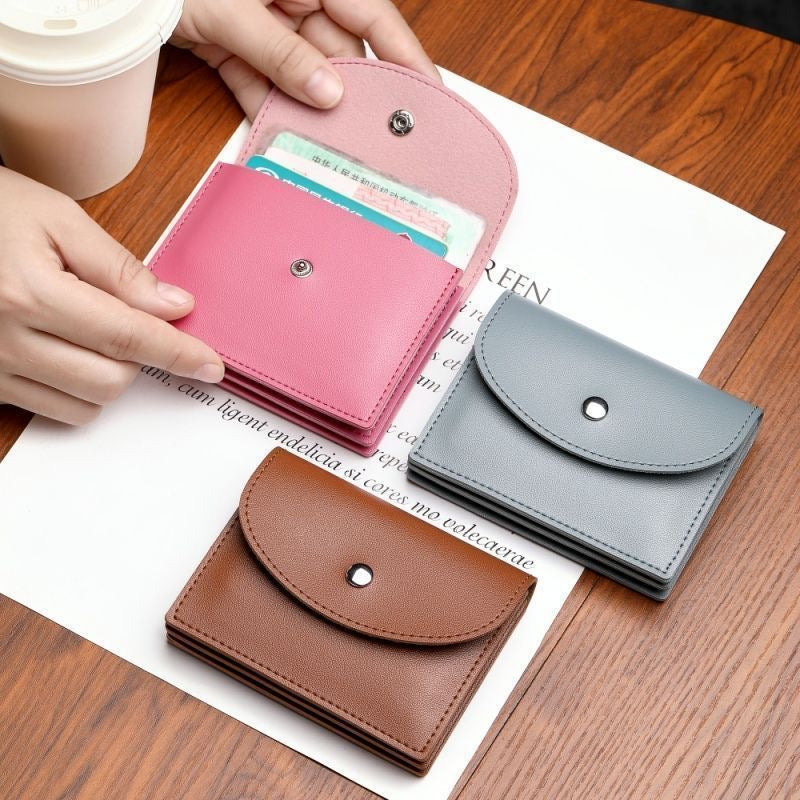 Minimalist Unisex Leather Card Holder