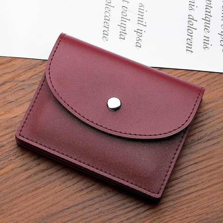 Minimalist Unisex Leather Card Holder