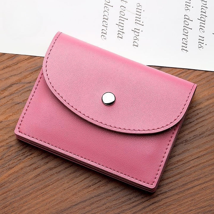 Minimalist Unisex Leather Card Holder
