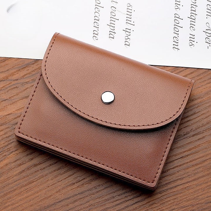 Minimalist Unisex Leather Card Holder