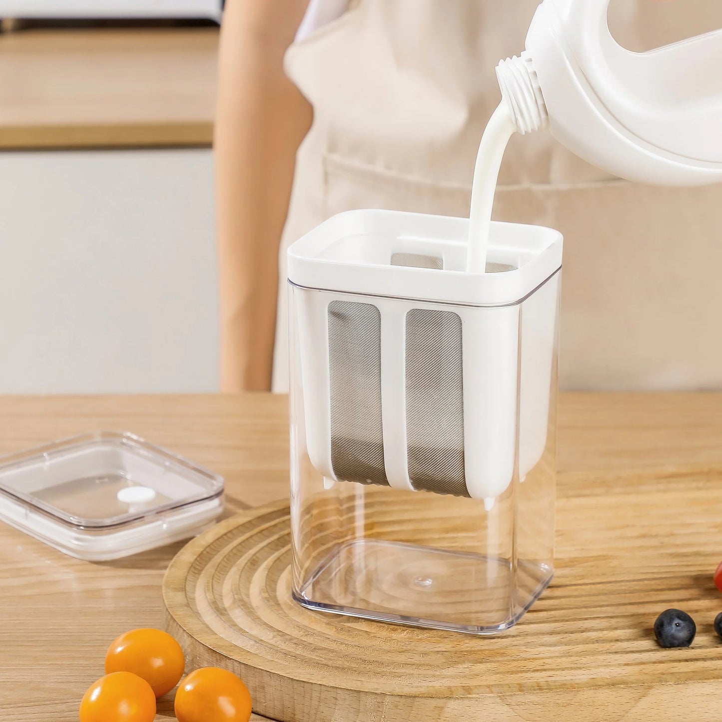 Multifunctional Yogurt Filter with Fine Mesh Strainer (Hung Curd Maker)