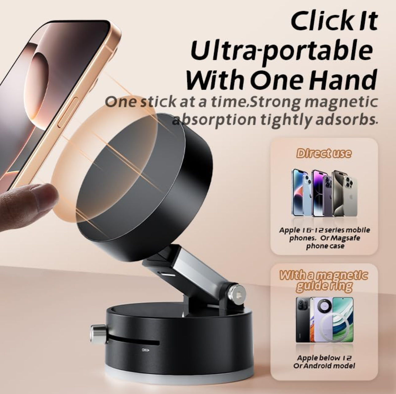 Magnetic Foldable Phone Stand