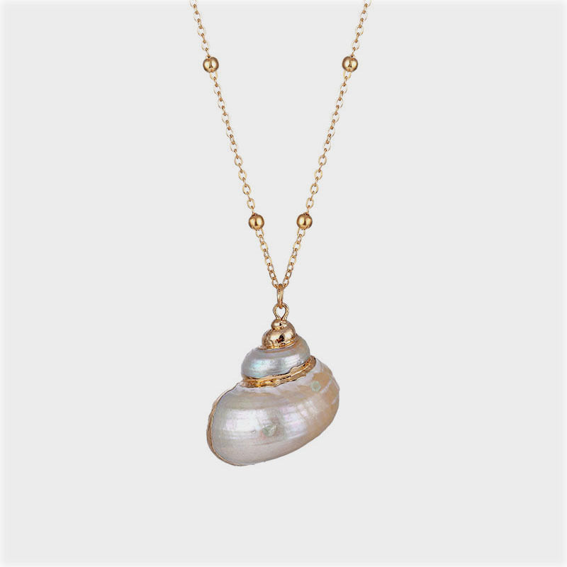 Seashell necklaces