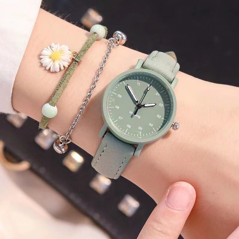 Inschic Minimalist Design Women Pastel Watches