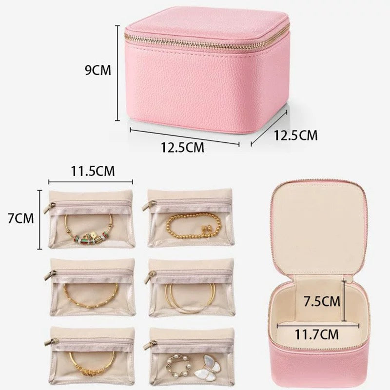 Jewellery Organiser Case with Pouches