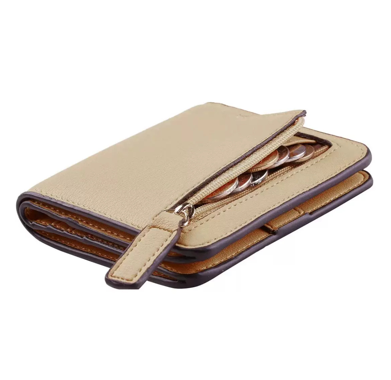 Unisex RFID Blocking Compact Bifold Wallet