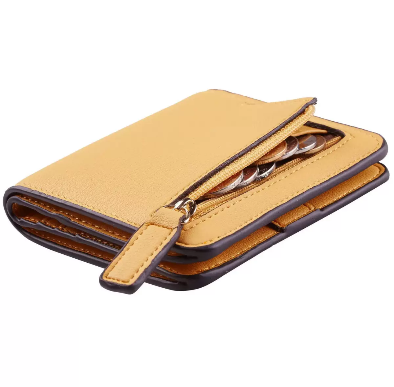 Unisex RFID Blocking Compact Bifold Wallet