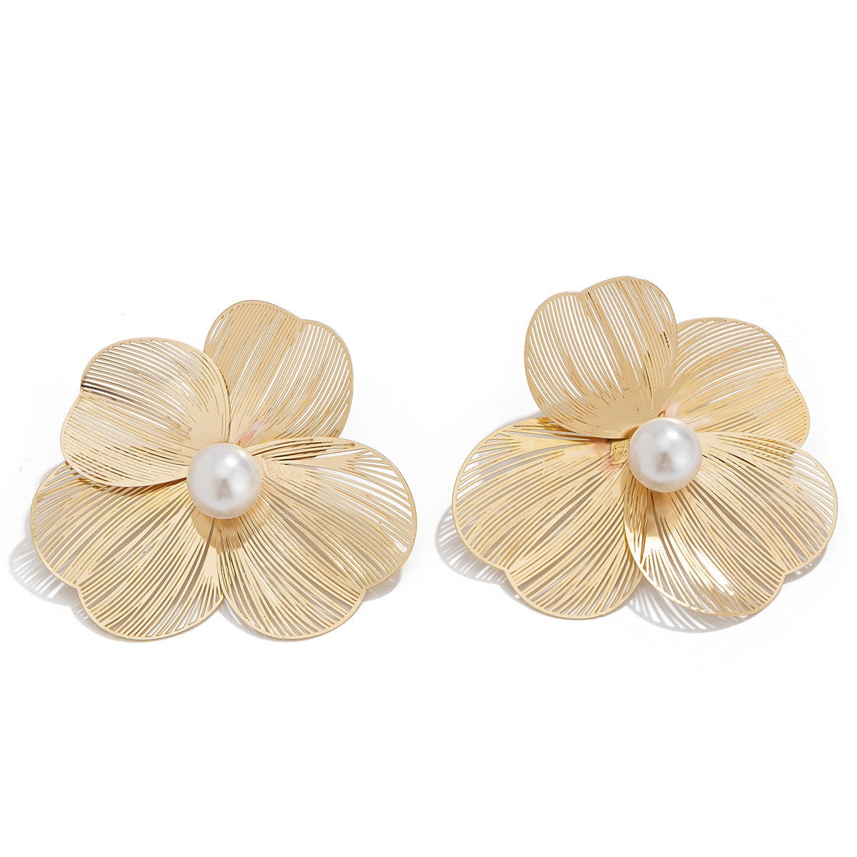 Sunlit Flora Oversized Hypoallergenic Anti-Tarnish Earring