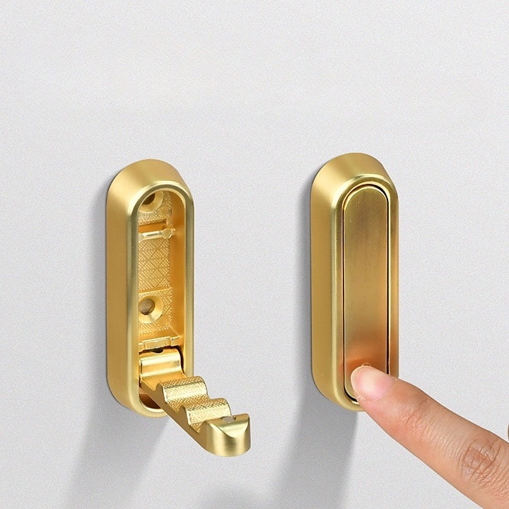 Foldable Metal Wall hooks best for small spaces (Pack of 2)