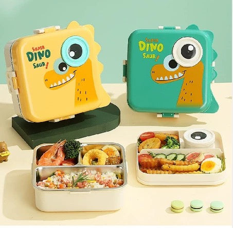 Dino Design Bento Stainless Steel Lunch Box