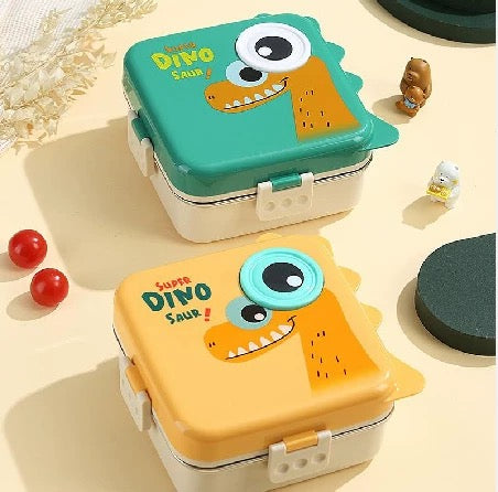 Dino Design Bento Stainless Steel Lunch Box