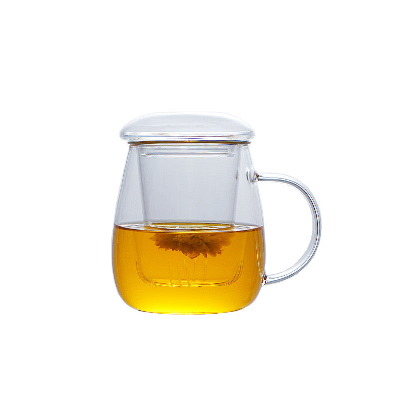 Borosilicate Glass Infuser Cup Set