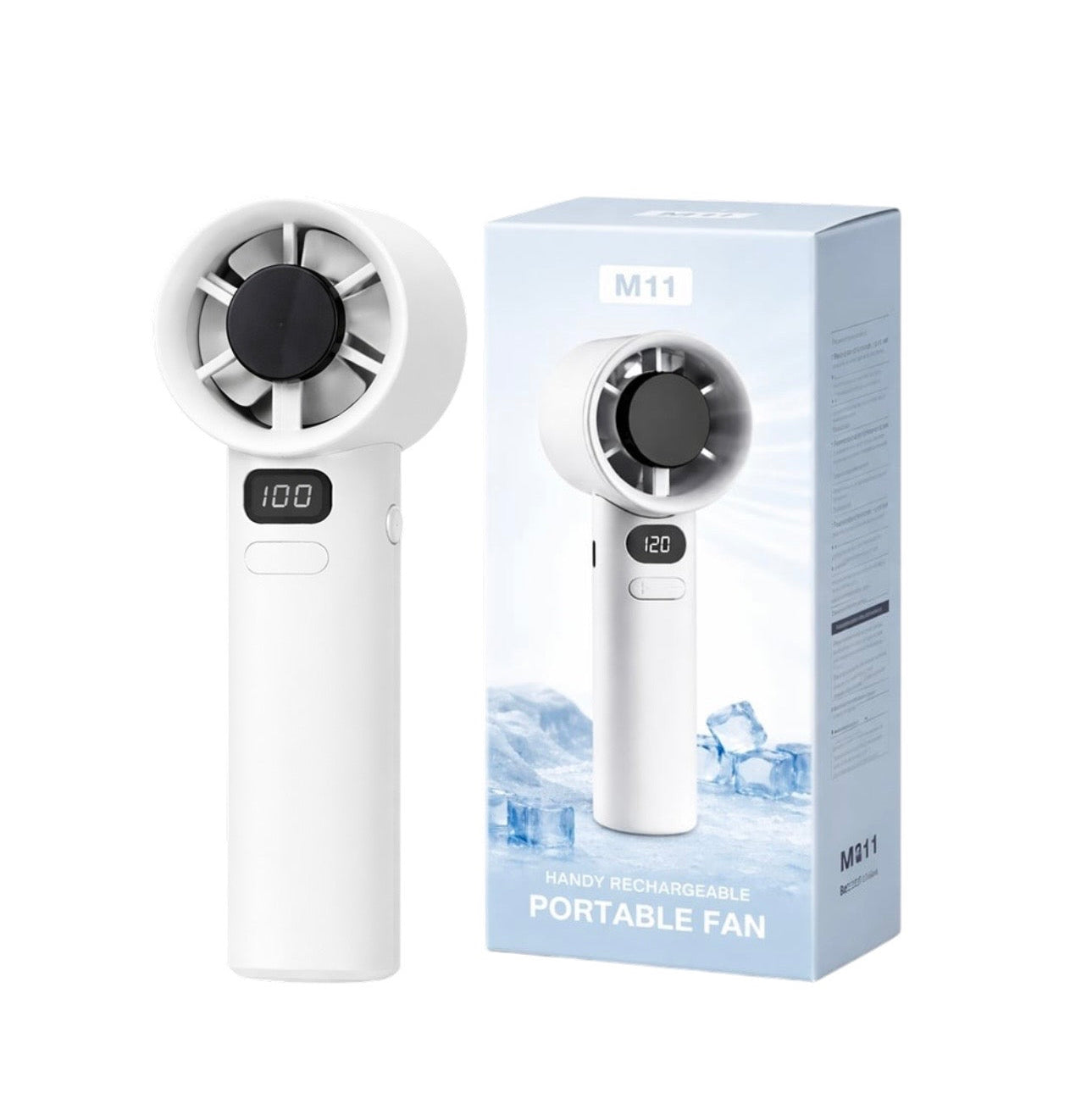 High Speed Handheld Portable Mini Rechargeable Travel Fan