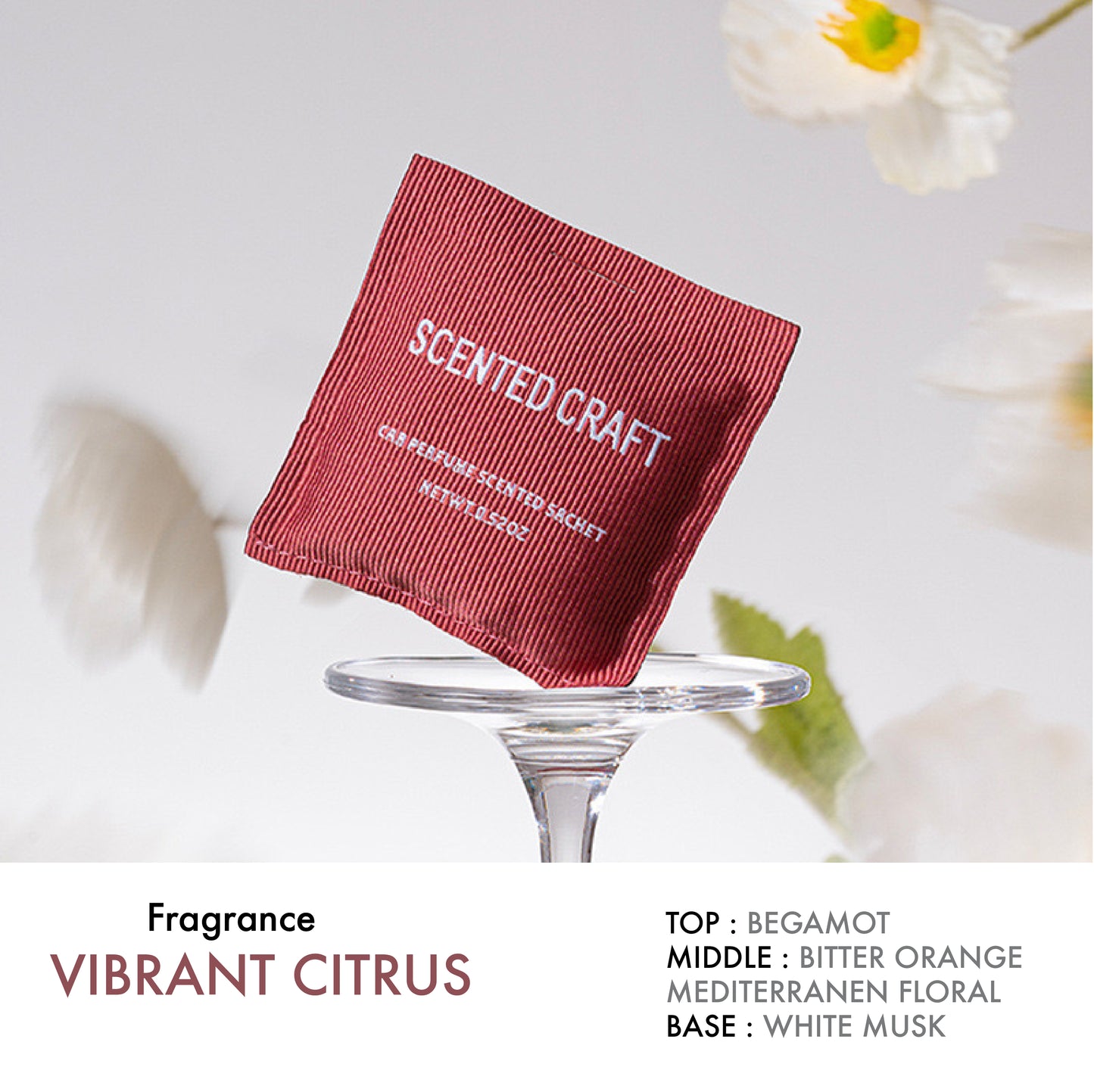 SCENTED CRAFT Long Lasting Premium Luxury Car Fragrance Sachets