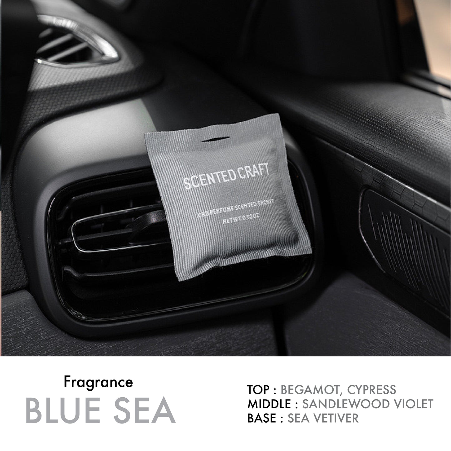 SCENTED CRAFT Long Lasting Premium Luxury Car Fragrance Sachets