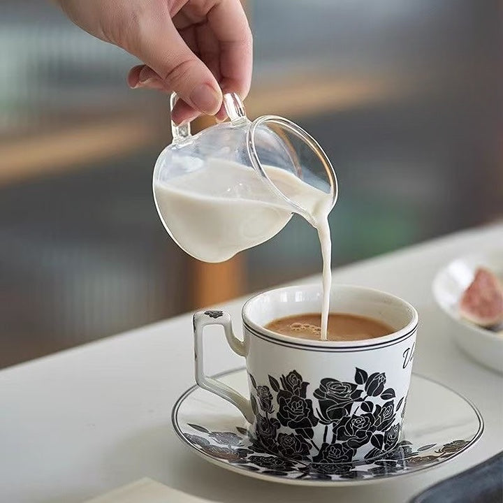 Mini Glass Milk, Tea & Coffee Decanter with Ergonomic Handle- 100ml