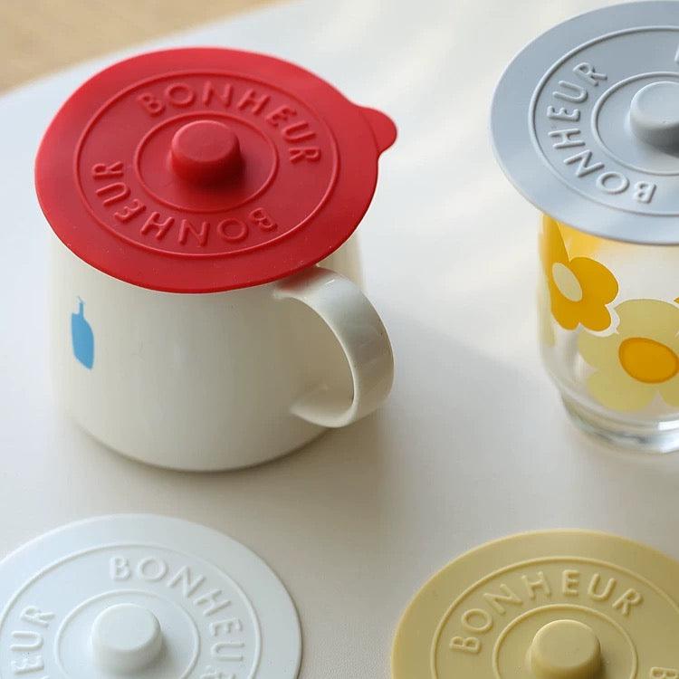 BONHEUR Silicone Suction Glass Cover