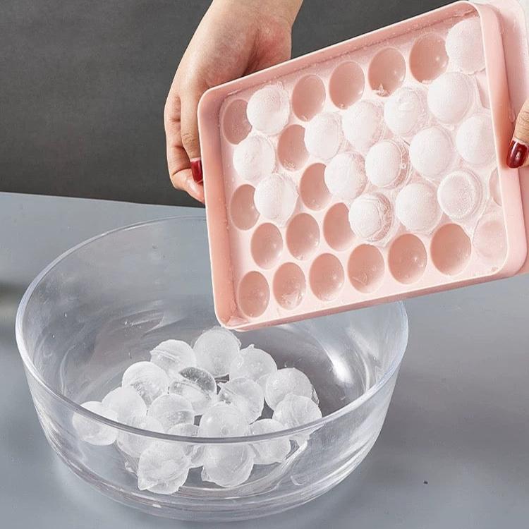 33 Cavity Round Ice Mould Tray