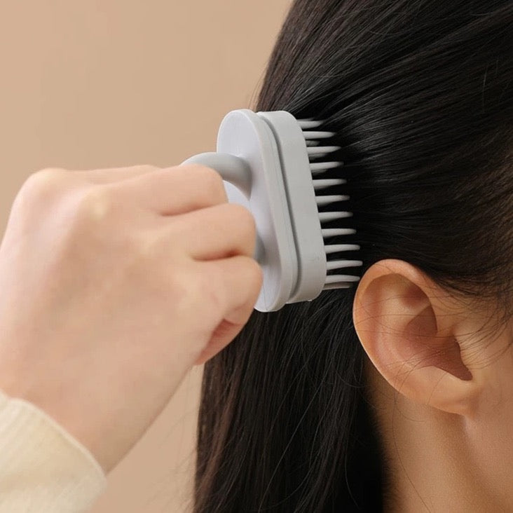 2 in 1 Scalp Scrubber x Hair Brush