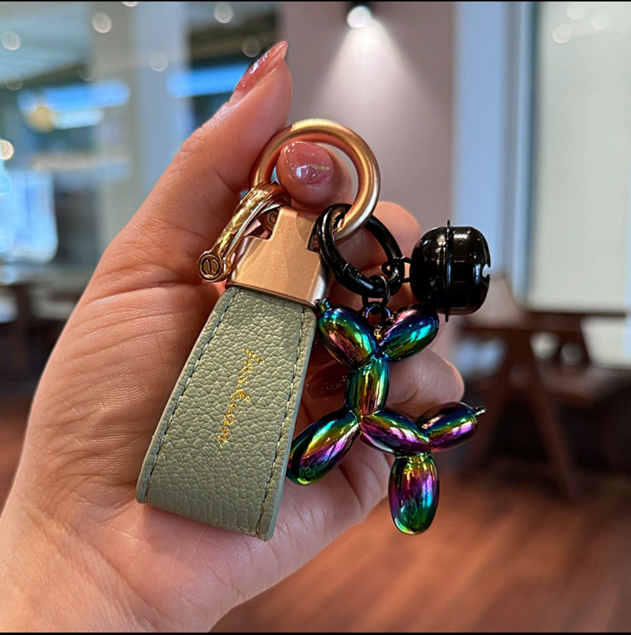 Balloon Dog Bag Charm