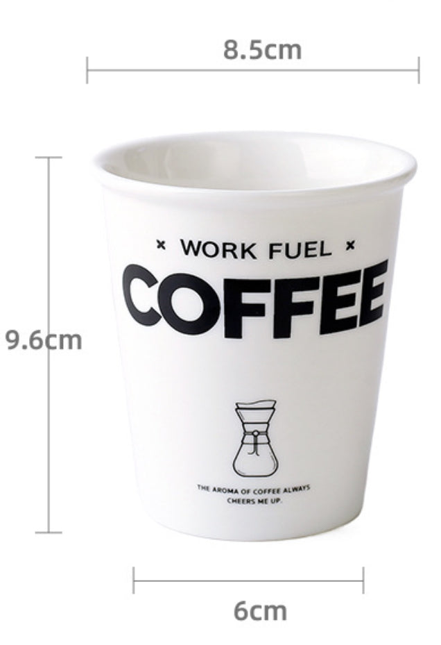 Coffee Addict- Ceramic Coffee Cups