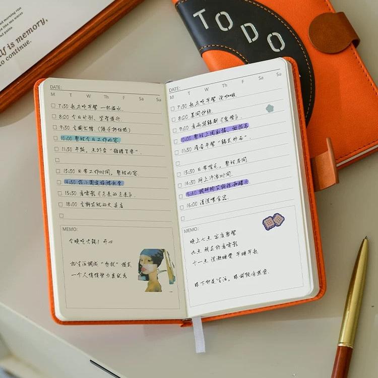 Undated A6 To Do List Diary with Magnetic Closure