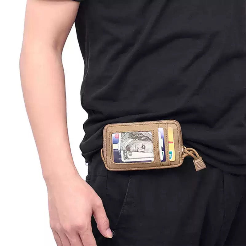 Mens Tactical EDC Pouch Wallet Key Waist Bag Purse Coin ID Card Organizer Holder
