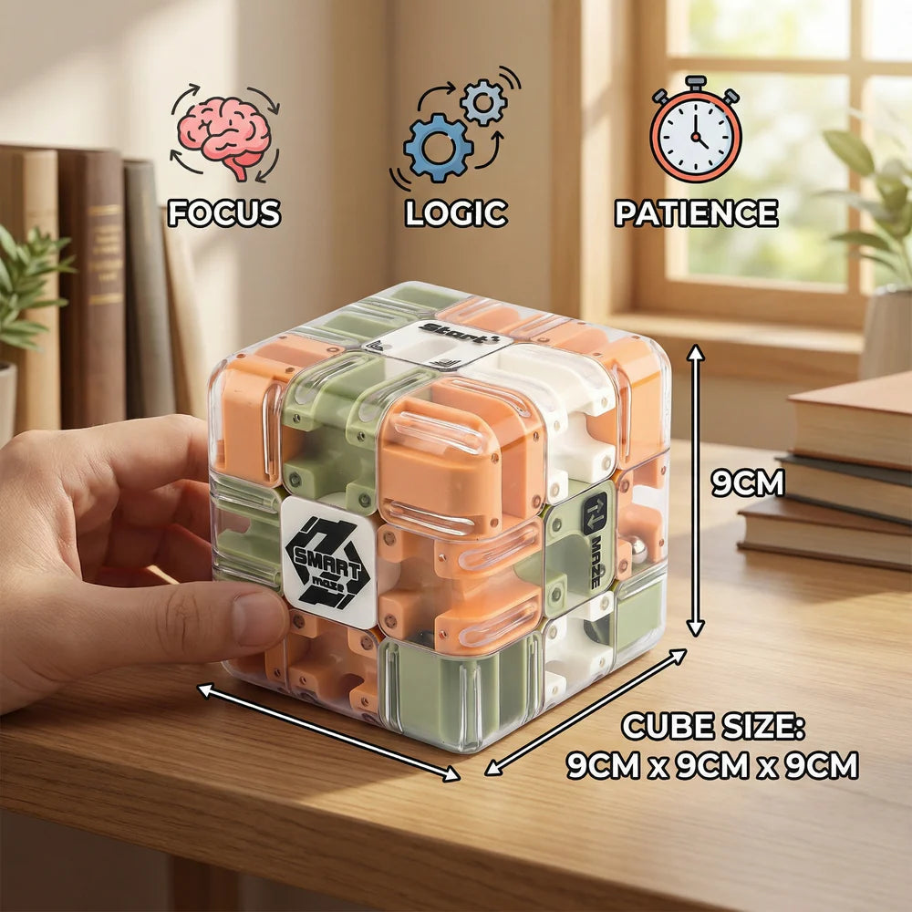 Smart Cube Portable brain workout that sharpens focus and reduces screen time stress