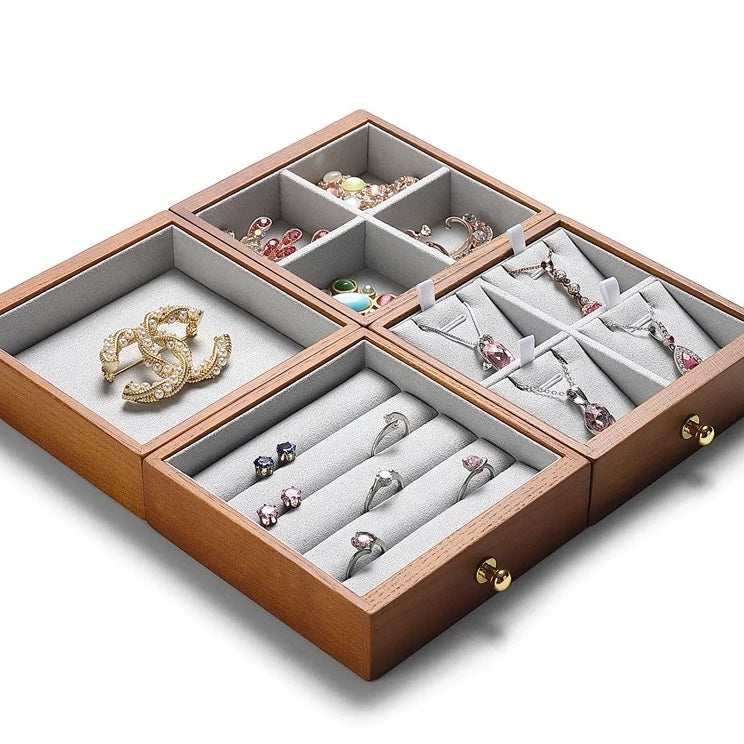 Wooden Luxury Jewellery Organiser & storage case