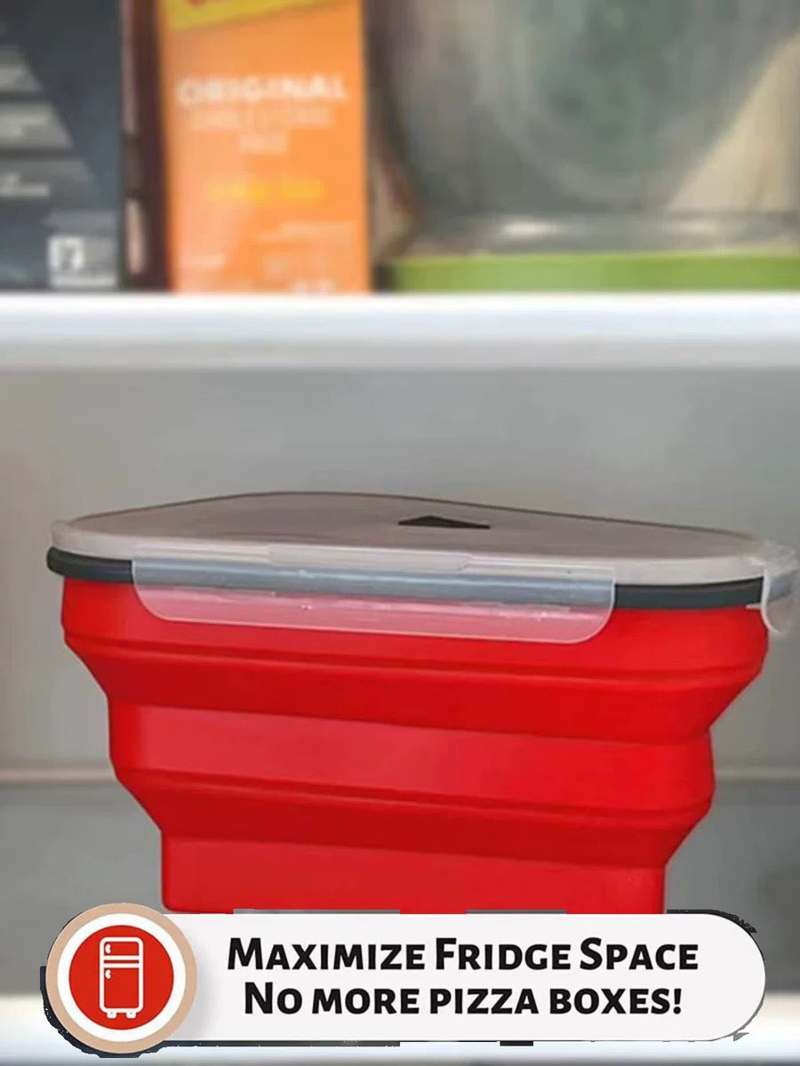 Collapsible Silicone Pizza Storage Box